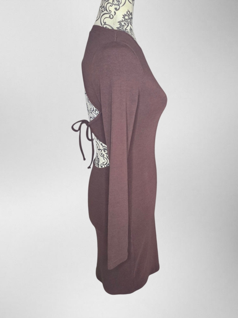 DYNAMITE Long Sleeve Bodycon Dress - Small - Picture 3 of 6